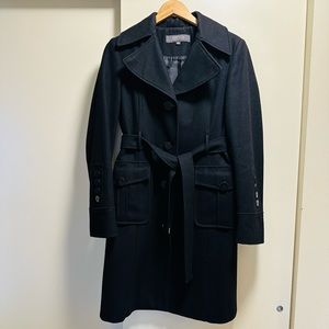 Kenneth Cole Black Topcoat - Size 8